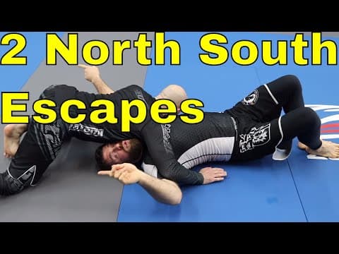 How to Escape a Tight North South in BJJ (2 BJJ Effective Options)