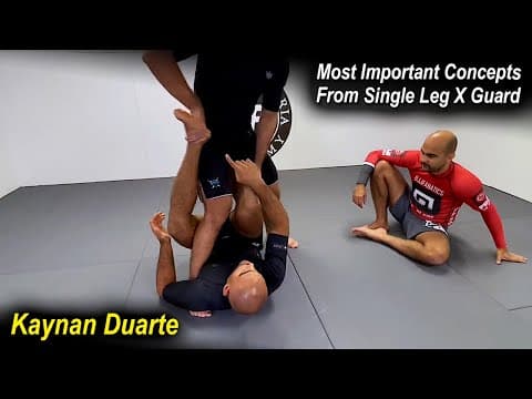 The Most Important Concepts From Single Leg X Guard by Kaynan Duarte