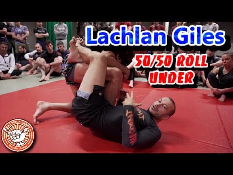 Lachlan Giles Roll under to backside 50/50.