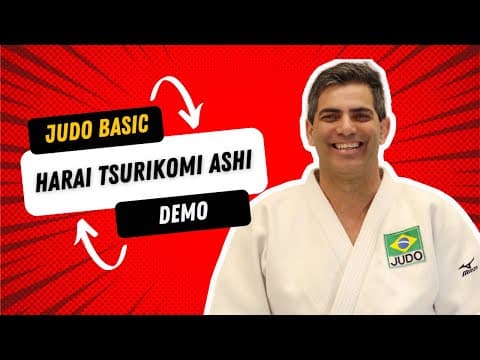 Judo Básico: Harai Tsurikomi Ashi em 3 Direções | Basic Harai Tsurikomi Ashi Demo (3 Directions)