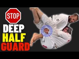 How to STOP Annoying Deep Half Guard  | BJJ  Rolling Commentary |