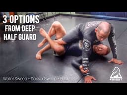 Deep Half Guard Cliff’s Notes | 3 Useful Options for Deep Half
