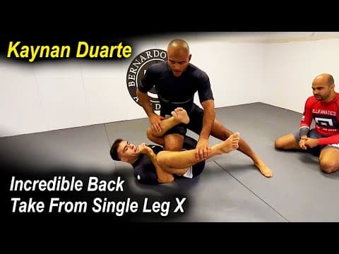 You've Never Seen This Back Take From Single Leg X by Kaynan Duarte